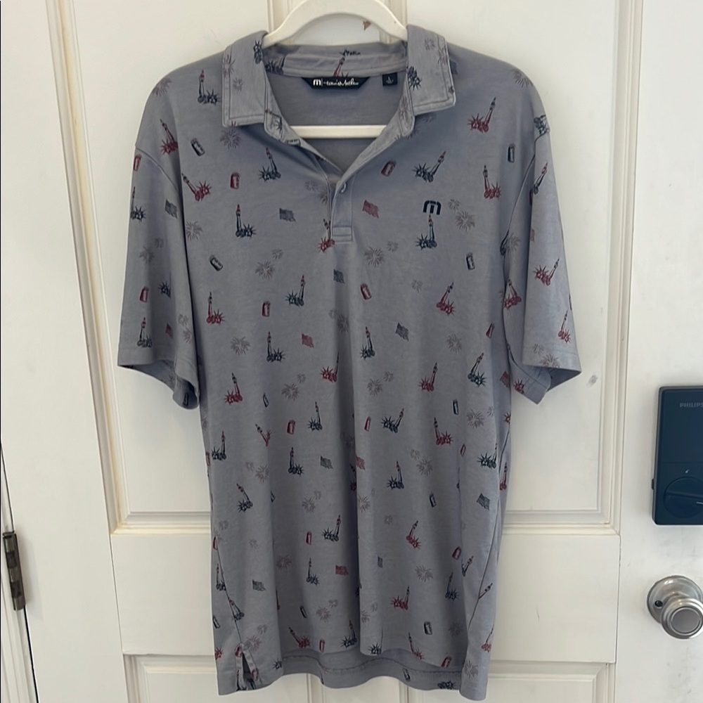 VGUC Travis Mathew polo golf shirt. Size Large